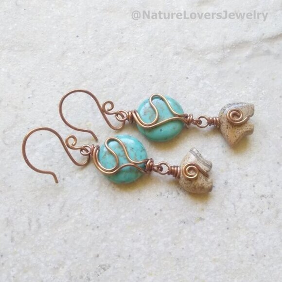 Southwestern Vibes! Mama Bears! Handmade Totem Bears & Spirit Animal Earrings - Picture 3 of 9